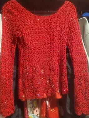 Red Crochet Top Bundle!!